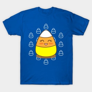 Cute Kawaii Candy Corn with Face T-Shirt